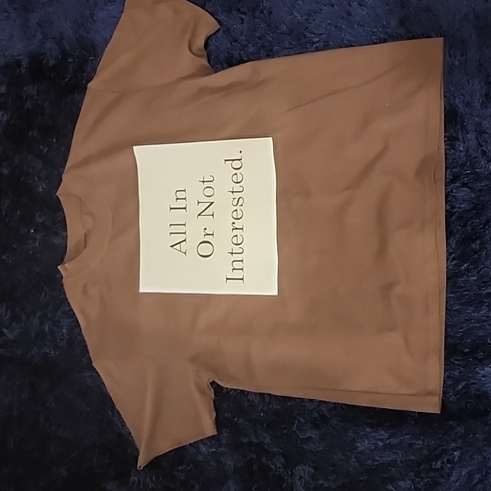 New Brown logo Tee